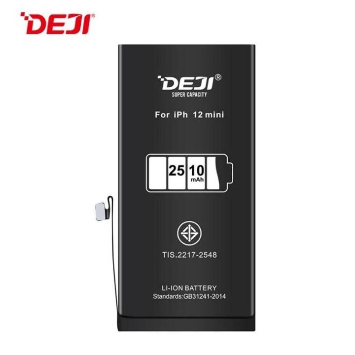 DEJI BATTERIA DE GRANDE CAPACITA (2510 mAh) PER APPLE IPHONE 12 MINI..