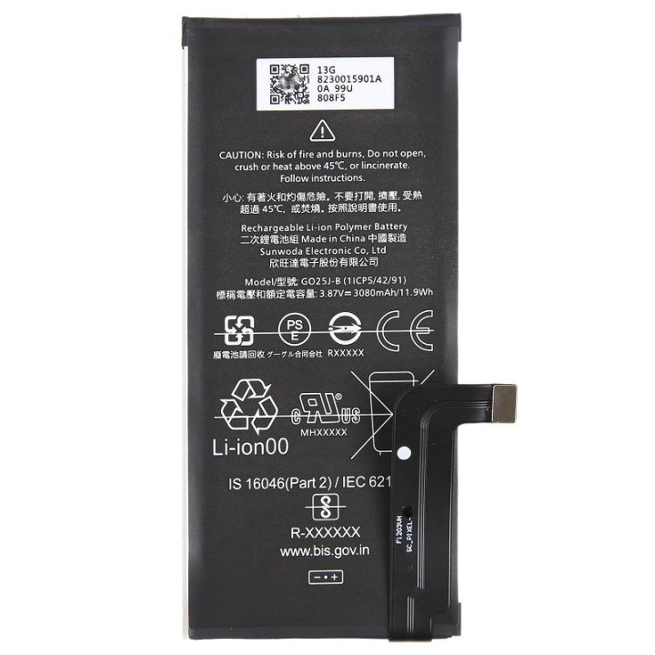 BATTERIA ORIGINALE G025J-B PER GOOGLE PIXEL 4A 4G (G025J GA02099 G025.