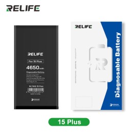 RELIFE BATTERIA DE GRANDE CAPACITA (4650 mAh) PER APPLE IPHONE 15 PLU.