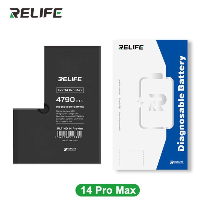 RELIFE BATTERIA DE GRANDE CAPACITA (4790 mAh) PER APPLE IPHONE 14 PRO.