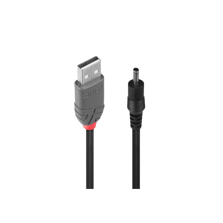 LINDY CAVO USB MASCHIO A DC 1.35/3.5MM, 1.5M