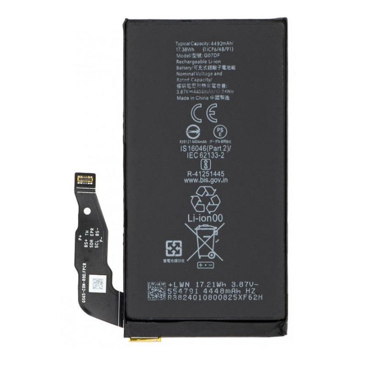 BATTERIA G07DF PER GOOGLE PIXEL 8A 5G (GKV4X G6GPR G8HHN G576D) ORIGI.