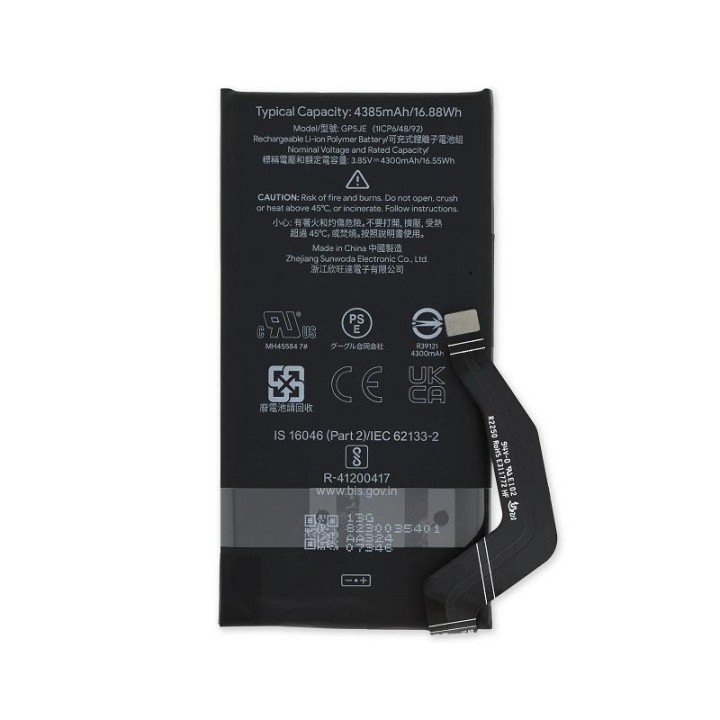 BATTERIA ORIGINALE GP5JE PER GOOGLE PIXEL 7A 5G (GWKK3 GHL1X G0DZQ G8.