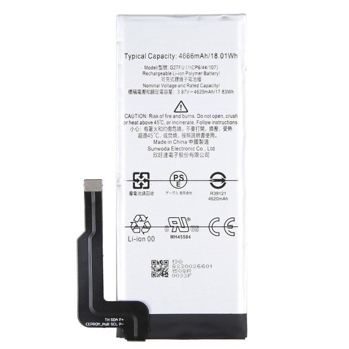 BATTERIA ORIGINALE G27FU PER GOOGLE PIXEL 5A 5G (G1F8F G4S1M)