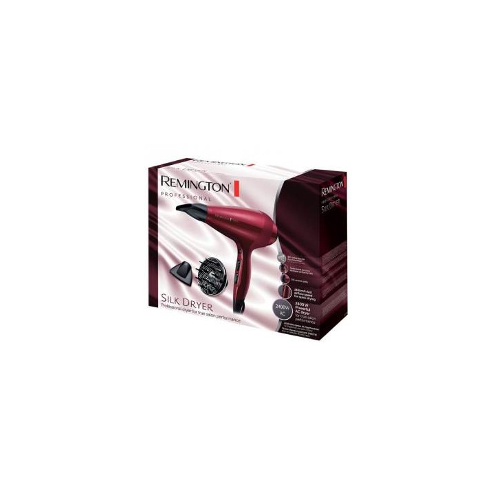 Remington Asciugacapelli ACAC9096 Silk Dryer Ioni 2400W Red