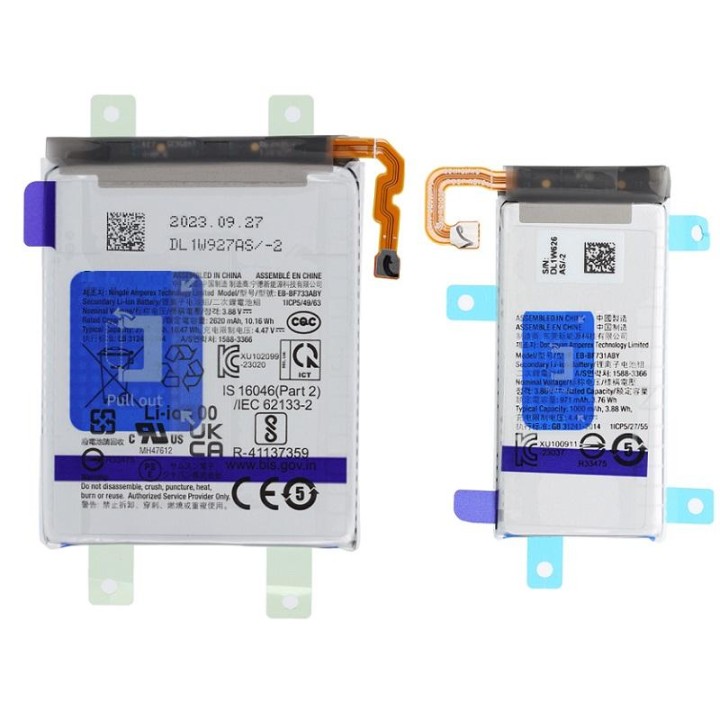 BATTERIA EB-BF731ABY EB-BF733ABY SET 2 PEZZI PER SAMSUNG GALAXY Z FLI.