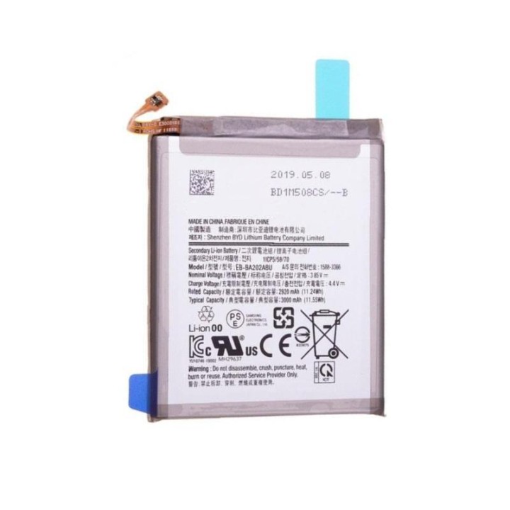 BATTERIA ORIGINALE EB-BA202ABU PER SAMSUNG GALAXY A20e A202F