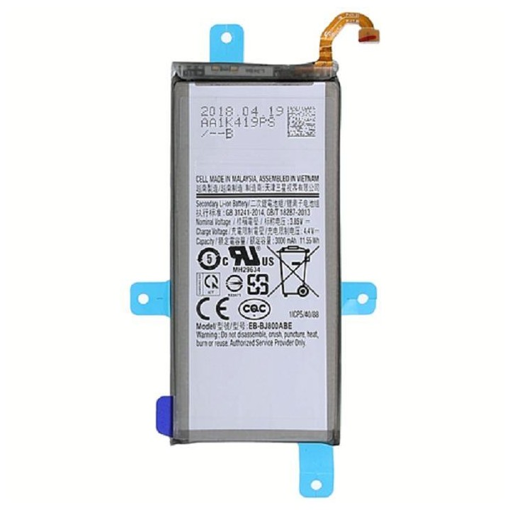 BATTERIA EB-BJ800ABE ORIGINALE PER SAMSUNG GALAXY A6 (2018) A600F J60.