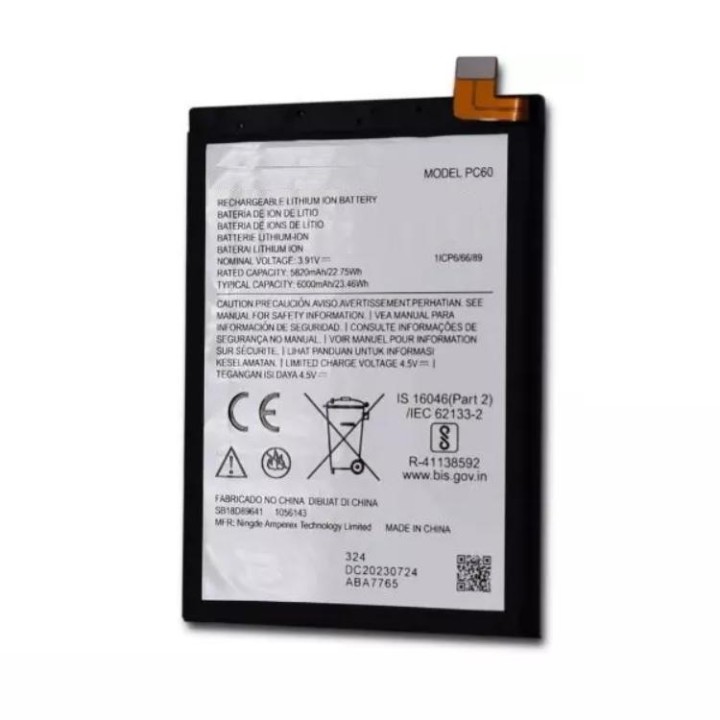 BATTERIA PC60 PER MOTOROLA MOTO G54 POWER (XT2343-6)