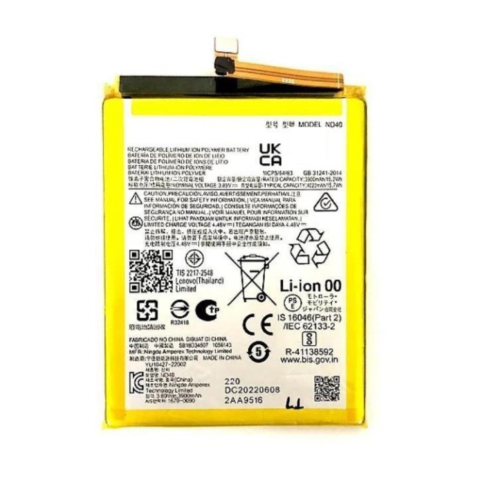 BATTERIA ND40 PER MOTOROLA Edge 30 (XT2203)