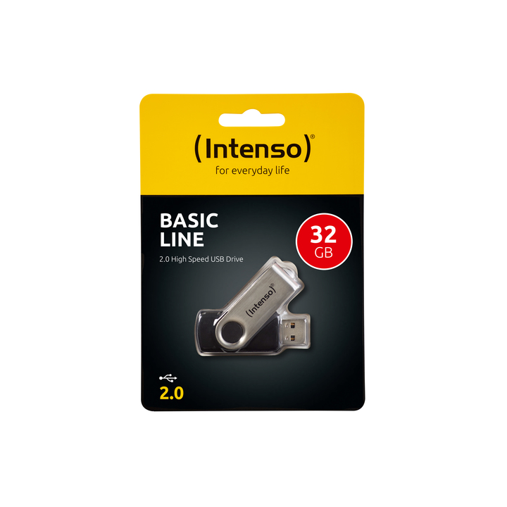 INTENSO PEN DISK 32GB USB 2.0 BASIC LINE BLACK