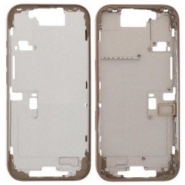 COVER CENTRALE A PER APPLE IPHONE 16 PRO 6.3 ORO OEM (SENZA PULSANTE..