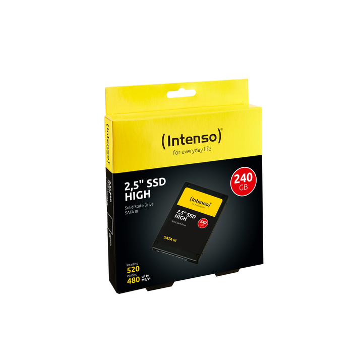 INTENSO SSD INTERNO HIGH 240GB 2,5 SATA 6GB/S R/W 520/480
