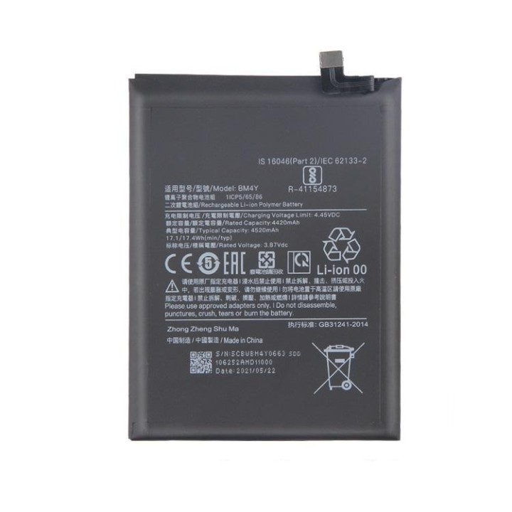 BATTERIA BM4Y PER XIAOMI POCO F3 5G (M2012K11AG) / MI 11I 5G (M2012K1.