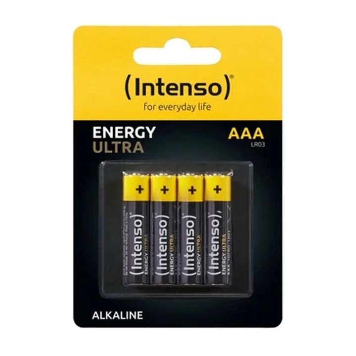 INTENSO BATTERIE ALCALINE ENERGY ULTRA AAA LR03 4PCS BLISTER