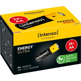 INTENSO BATTERIE ALCALINE ENERGY ULTRA AA LR6 24PCS PAPER BOX