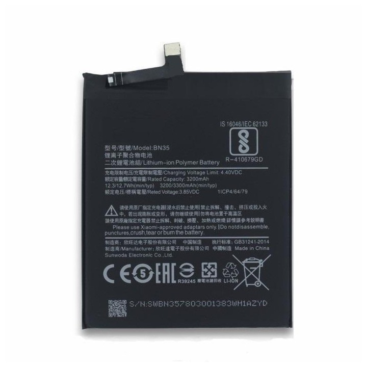 BATTERIA ORIGINALE BN35 PER XIAOMI HONGMI 5 / REDMI 5