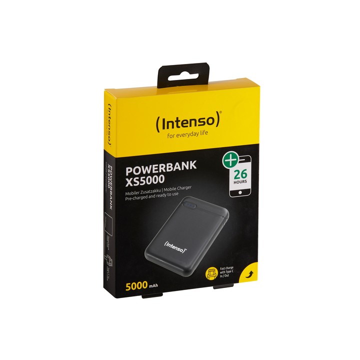 INTENSO POWER BANK 5000MAH USB A+TYPE C 5V-2.1A MICRO USB+TYPE C 5V-2.