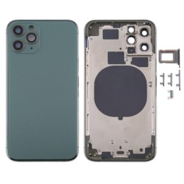 COVER POSTERIORE PER APPLE IPHONE 11 PRO MAX 6.5 VERDE MATERIAL ORIGI.