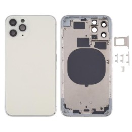 COVER POSTERIORE PER APPLE IPHONE 11 PRO MAX 6.5 BIANCO MATERIALE ORI.