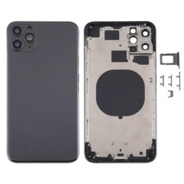 COVER POSTERIORE PER APPLE IPHONE 11 PRO MAX 6.5 NERO OEM (SENZA NFC)