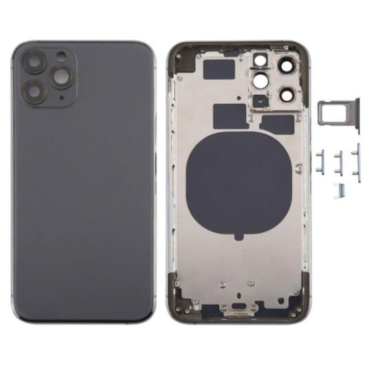 COVER POSTERIORE PER APPLE IPHONE 11 PRO 5.8 NERO OEM (SENZA NFC)