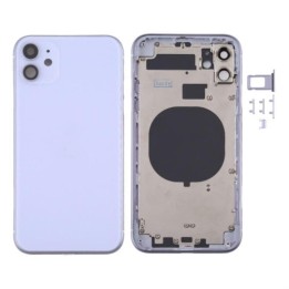 COVER POSTERIORE PER APPLE IPHONE 11 6.1 VIOLA MATERIALE ORIGINALE (S.