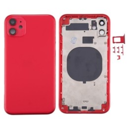 COVER POSTERIORE PER APPLE IPHONE 11 6.1 ROSSO MATERIALE ORIGINALE (S.