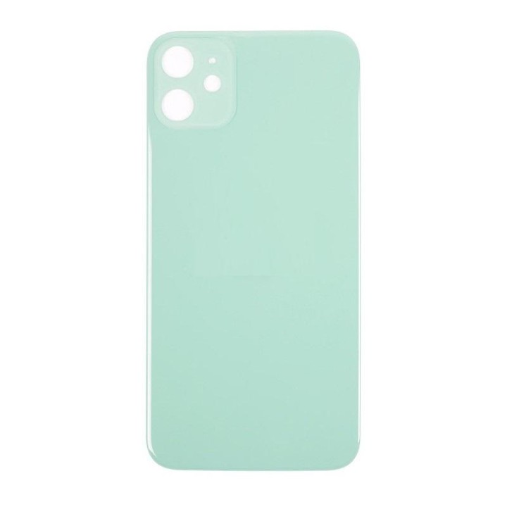 COVER POSTERIORE DI VETRO (BIG HOLE) PER APPLE IPHONE 11 6.1 VERDE