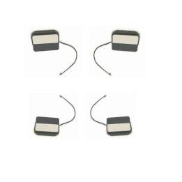 SET 4 PEZZI BUZZER SUONERIA PARTE SUPERIORE + INFERIORE PER APPLE IPA.