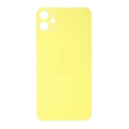COVER POSTERIORE DI VETRO (BIG HOLE) PER APPLE IPHONE 11 6.1 GIALLO