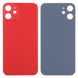 COVER POSTERIORE DI VETRO (BIG HOLE) PER APPLE IPHONE 12 MINI 5.4 ROS.