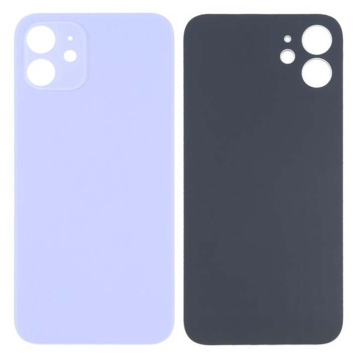 COVER POSTERIORE DI VETRO (BIG HOLE) PER APPLE IPHONE 12 MINI 5.4 VIO.