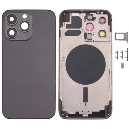 COVER POSTERIORE PER APPLE IPHONE 13 PRO 6.1 NERO MATERIALE ORIGINALE.