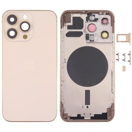 COVER POSTERIORE PER APPLE IPHONE 13 PRO 6.1 ORO MATERIALE ORIGINALE..