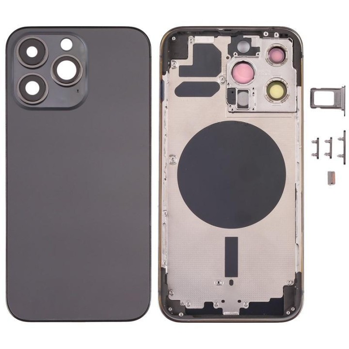 COVER POSTERIORE PER APPLE IPHONE 13 PRO 6.1 NERO OEM (SENZA NFC)