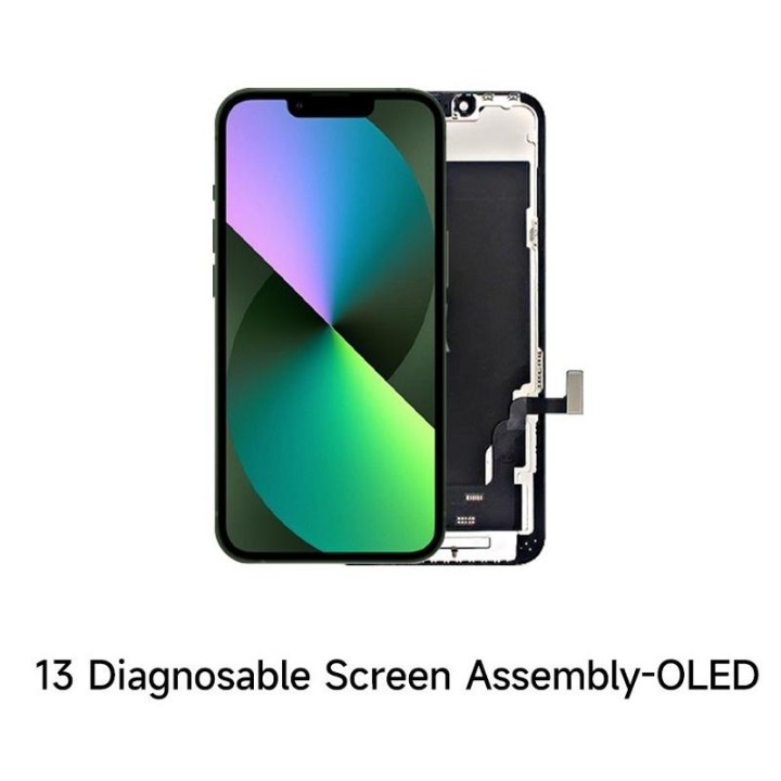 TOUCHSCREEN + DISPLAY OLED DISPLAY COMPLETO PER APPLE IPHONE 13 6.1 J.