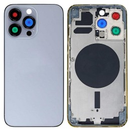COVER POSTERIORE PER APPLE IPHONE 13 PRO 6.1 BLU MATERIALE ORIGINALE..