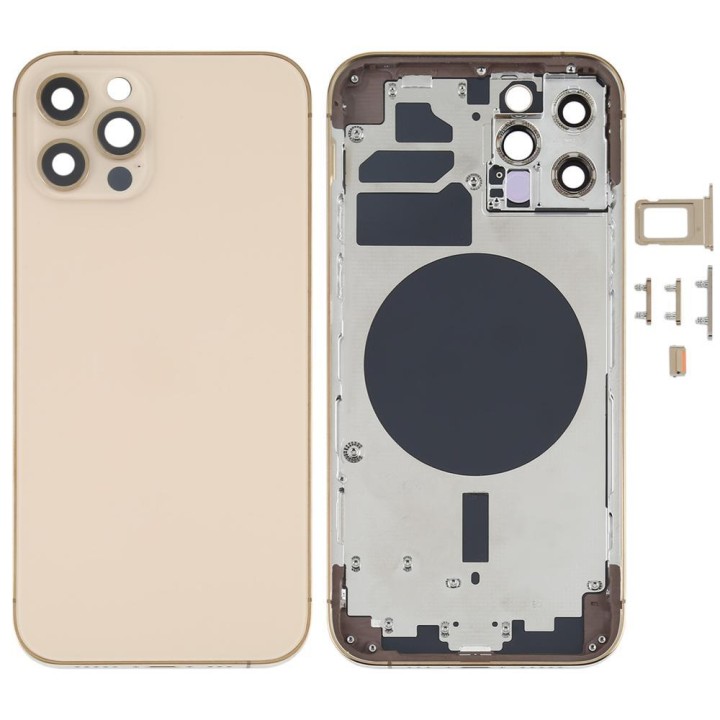 COVER POSTERIORE PER APPLE IPHONE 12 PRO 6.1 ORO OEM (SENZA NFC)