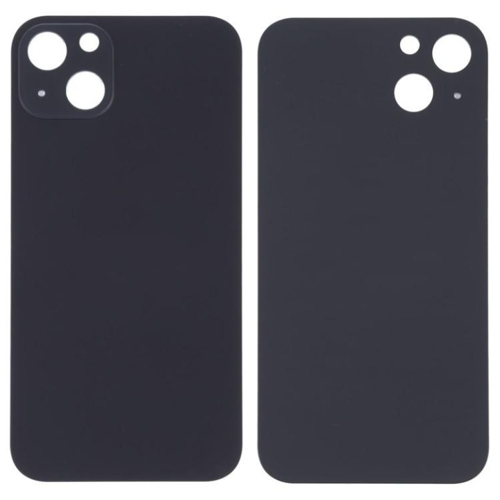 COVER POSTERIORE DI VETRO (BIG HOLE) PER APPLE IPHONE 13 6.1 NERO