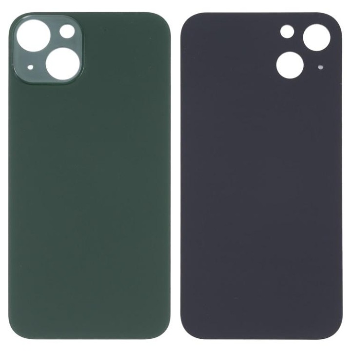 COVER POSTERIORE DI VETRO (BIG HOLE) PER APPLE IPHONE 13 6.1 VERDE