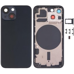 COVER POSTERIORE PER APPLE IPHONE 13 MINI 5.4 NERO MATERIALE ORIGINAL.