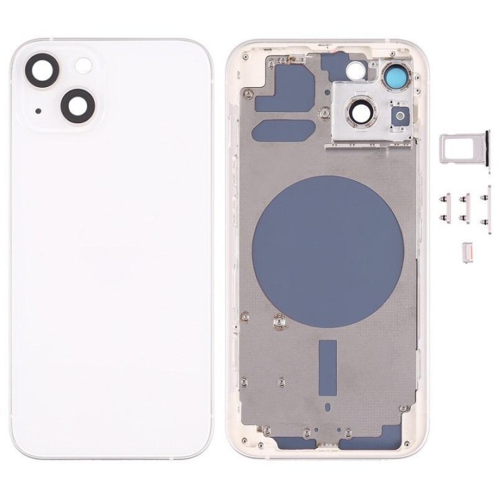 COVER POSTERIORE PER APPLE IPHONE 13 6.1 BIANCO OEM (SENZA NFC)