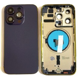 COVER POSTERIORE PER APPLE IPHONE 14 PRO 6.1 VIOLA MATERIALE ORIGINAL.