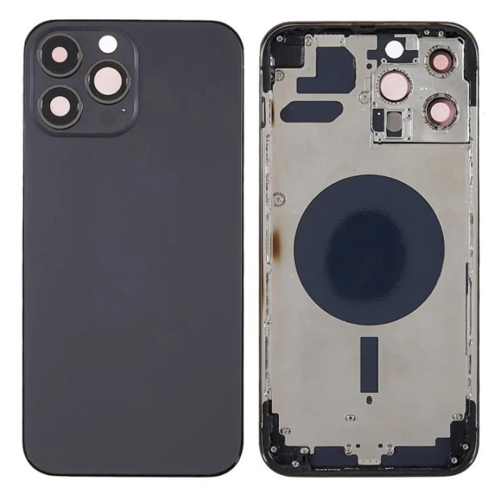 COVER POSTERIORE PER APPLE IPHONE 13 PRO MAX 6.7 NERO OEM (SENZA NFC)