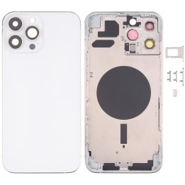 COVER POSTERIORE PER APPLE IPHONE 13 PRO MAX 6.7 BIANCO MATERIALE ORI.