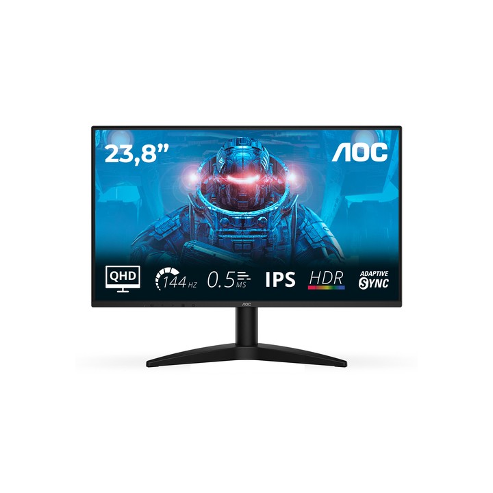 AOC MONITOR GAMING 23,8 LED IPS QHD 16:9 0,5MS 144Hz 300 CDM, DP/HDMI