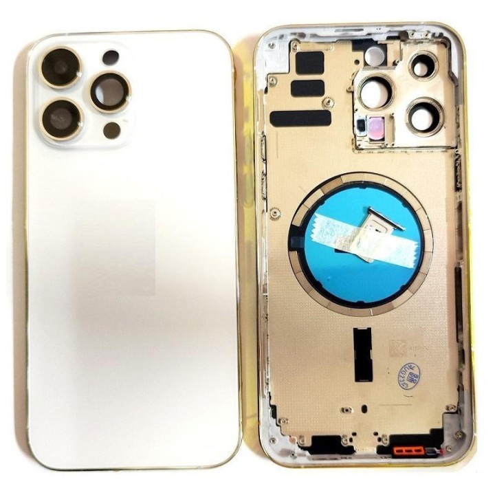 COVER POSTERIORE PER APPLE IPHONE 14 PRO MAX 6.7 BIANCO OEM (SENZA NF.