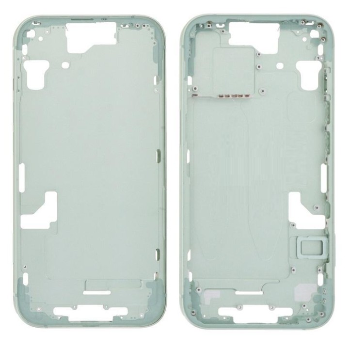 COVER CENTRALE A PER APPLE IPHONE 15 6.1 VERDE MATERIALE ORIGINALE