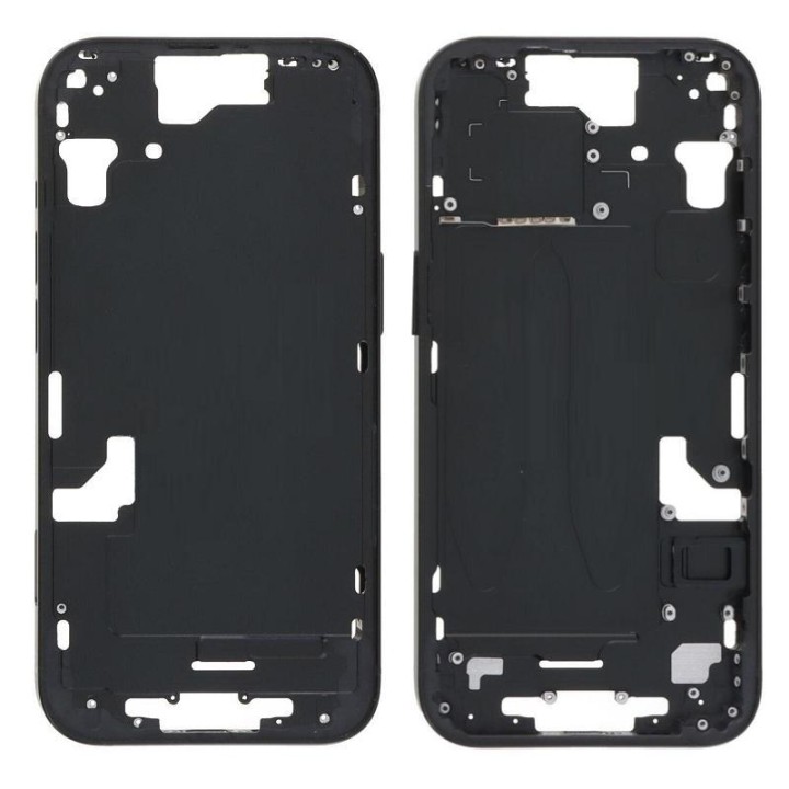 COVER CENTRALE A PER APPLE IPHONE 15 6.1 NERO MATERIALE ORIGINALE